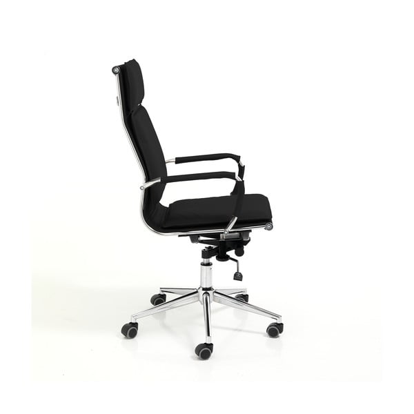 Fekete bőrutánzat irodai szék Premier – Tomasucci-image-3