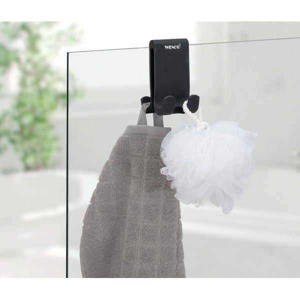 Verna fekete szilikon kétoldalas függő fogas - Wenko-image-1