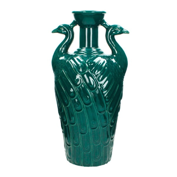 Studio zöld kerámia váza, 22,5 x 45,4 cm - HF Living