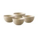Bézs kőedény leveses tálka szett 4 db-os 1 l – House Nordic