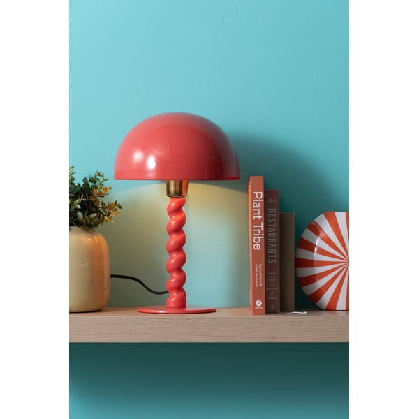 Piros asztali lámpa fém búrával (magasság 39 cm) Prisa – Leitmotiv-image-1