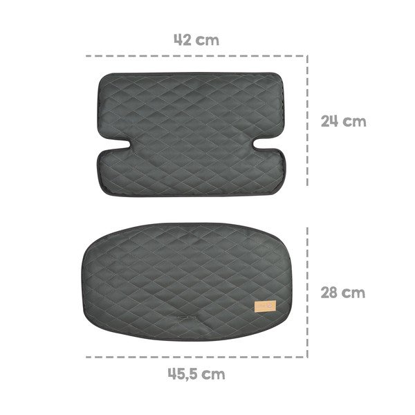 Szürke etetőszék huzat Luxe – Roba-image-4