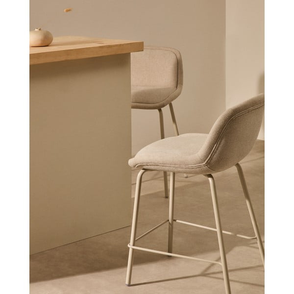 Bézs bárszék (ülésmagasság 65 cm) Aimin – Kave Home-image-1