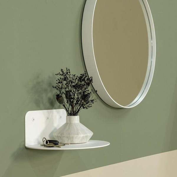 Fehér fém fali polc 30 cm Flex – Spinder Design-image-1