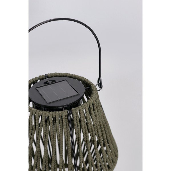 Khaki napelemes LED lámpás (magasság 17 cm) Juny – Yes Everyday-image-2