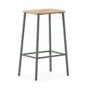 Zöld bárszék szett 2 db-os (ülésmagasság 65 cm) Abba – Marckeric