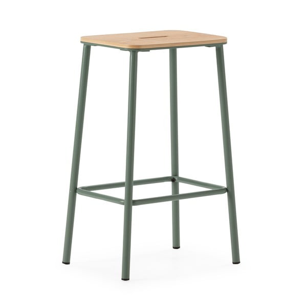 Zöld bárszék szett 2 db-os (ülésmagasság 65 cm) Abba – Marckeric