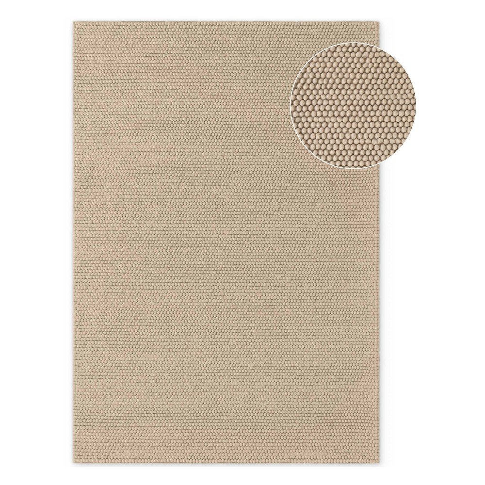 Bézs kézi szövésű gyapjú szőnyeg 120x170 cm Richmond Diana – Ted Baker