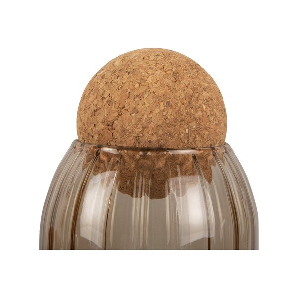 Gem barna üveg doboz parafa fedéllel, magasság 14 cm - PT LIVING-image-3