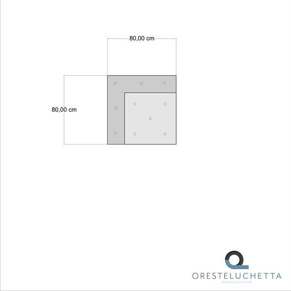 Fehér-bézs kanapé modul (variálható sarok) Yara – Tomasucci-image-3