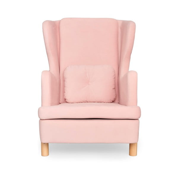Ingrid Flamingo rózsaszín füles fotel - SKANDICA