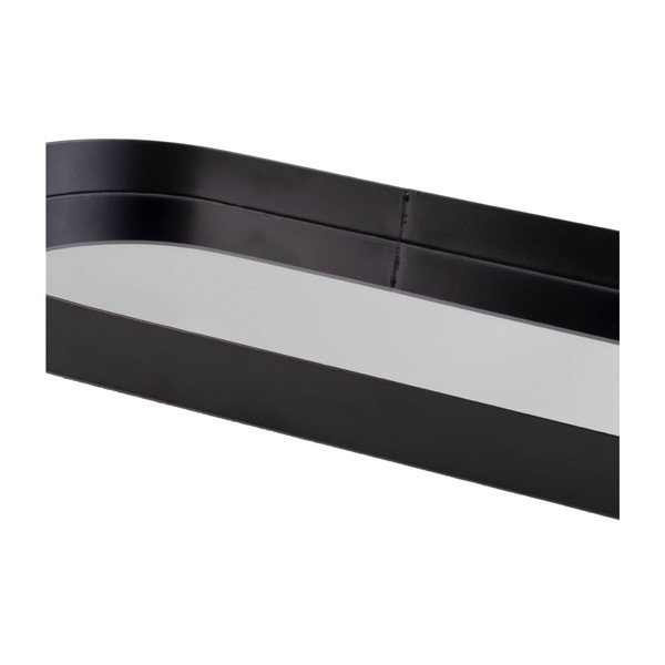 Oval fekete tálca tükörrel, szélesség 18 cm - PT LIVING-image-3