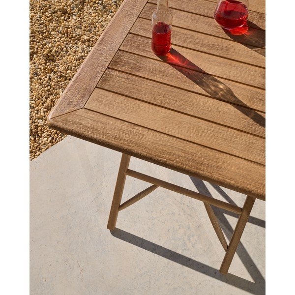 Akácfa kerti étkezőasztal 66x66 cm Dandara – Kave Home-image-4