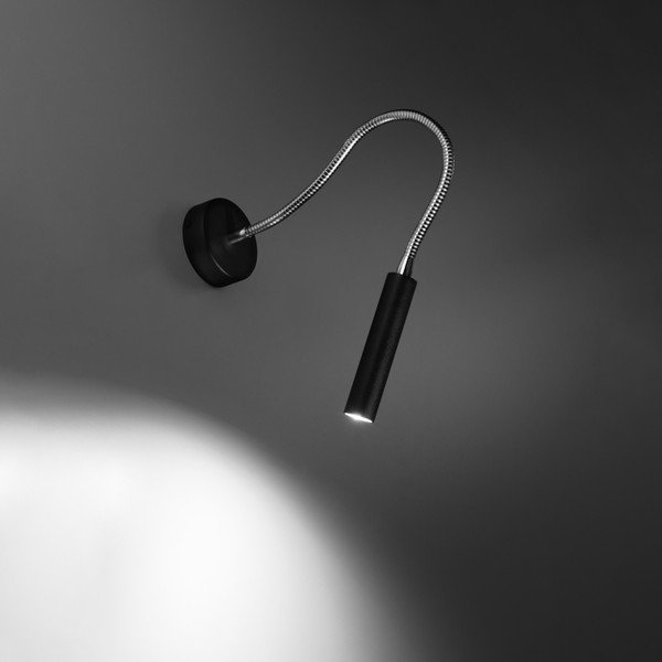 Fekete fali lámpa Aludra – Sollux-image-4