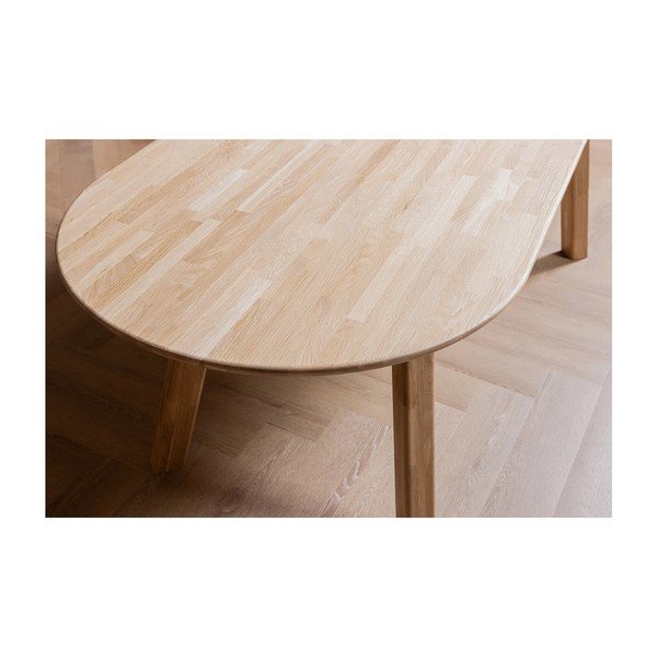 Tölgyfa étkezőasztal 90x220 cm Tablo – WOOOD-image-4