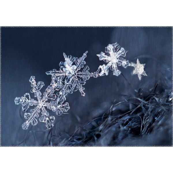 Christmas Period Icy Snowflakes szőnyeg, 50 x 80 cm - Vitaus