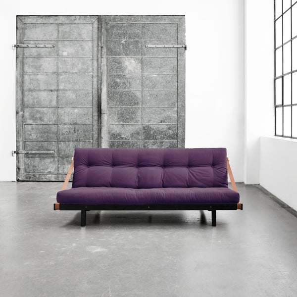 Jump Black/Purple kinyitható kanapéágy - Karup
