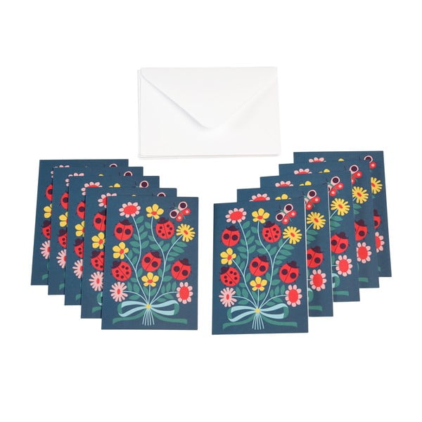 Képeslap készlet 10 db-os Ladybird - Rex London-image-1