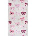 Rózsaszín-elefántcsont színű mosható gyerek szőnyeg 80x150 cm Cute Teddies Pink – Vitaus