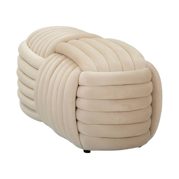 Krémszínű bársony pad Softy – Mauro Ferretti-image-2