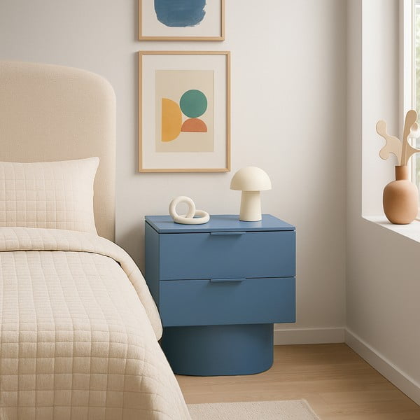 Kék éjjeliszekrény Totem – Teulat-image-1