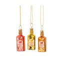 Üveg kézzel készített karácsonyfadísz készlet 3 db-os ø 3 cm Gin Bottle – Sass & Belle