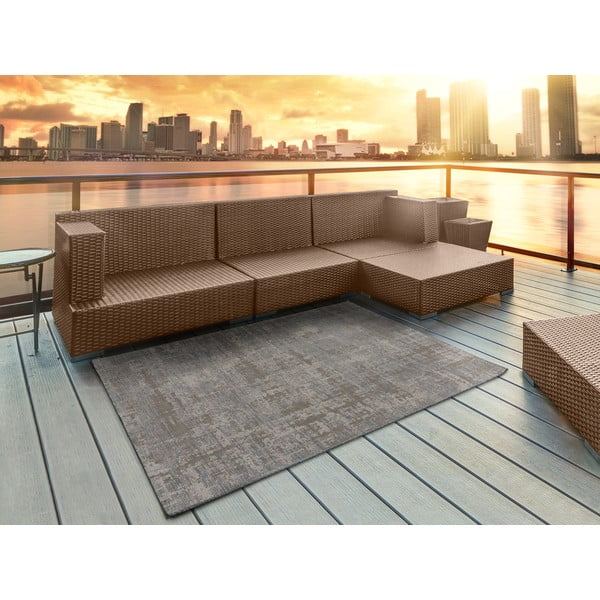 Luana barna-szürke kültéri szőnyeg, 155 x 230 cm - Universal-image-1