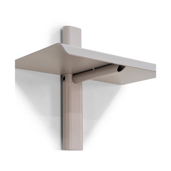 Szürkésbarna fém fali polc 28 cm Hola – Spinder Design-image-2