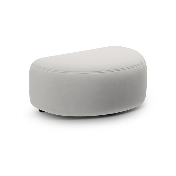 Világosszürke bársony lábtartó Kate – Micadoni 