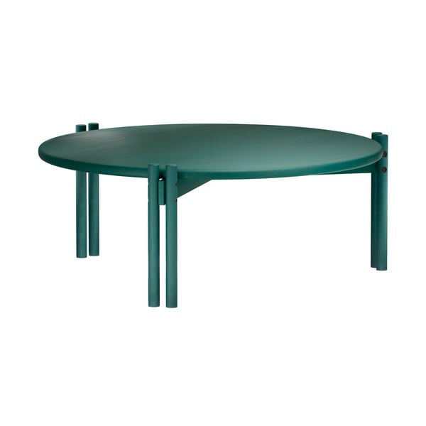 Zöld borovi fenyő kerek dohányzóasztal ø 80 cm Sticks – Karup Design-image-3