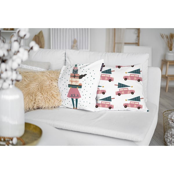 Párnahuzat szett 4 db-os karácsonyi mintával 45x45 cm Holiday Mood – Butter Kings-image-1