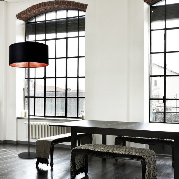 MIKA Xl 1F fekete-rézszínű állólámpa - Sotto Luce-image-1