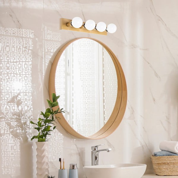 Aranyszínű fali lámpa Mirro – Opviq lights-image-3