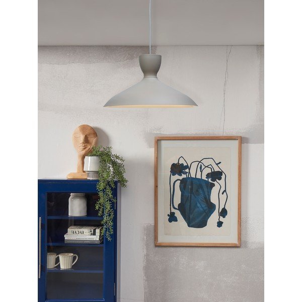 Szürke függőlámpa fém búrával ø 40 cm Hanover – it's about RoMi-image-1