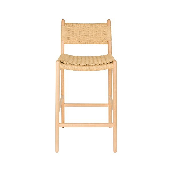 Világos natúr színű bükkfa bárszék (ülésmagasság 67,5 cm) Cecile – Dutchbone-image-2