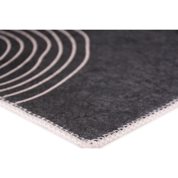Antracitszürke mosható szőnyeg 120x160 cm – Vitaus-image-2