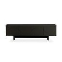 Fekete TV-állvány 180x55x40 cm Solei – MOME