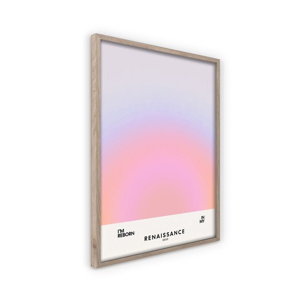Nyomtatott keretezett kép 50x70 cm Soft Nuances – Styler-image-4