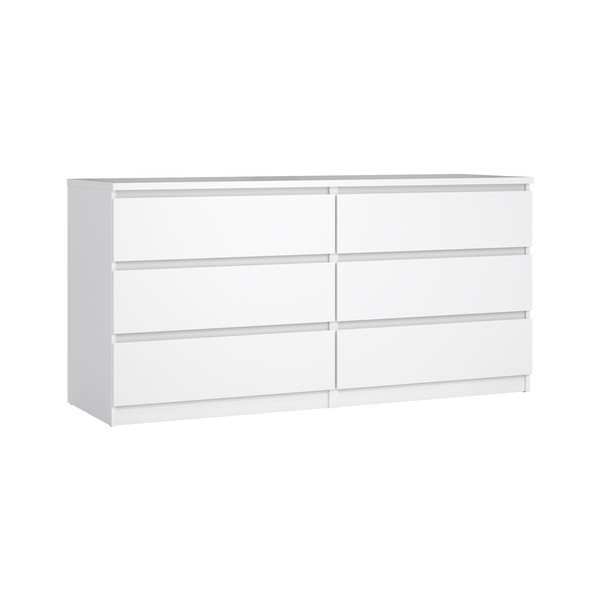 Fehér komód 154x76x50 cm Naia – Tvilum
