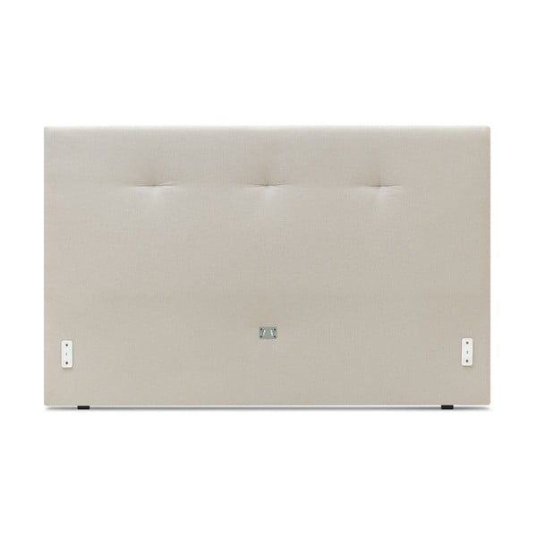 Bézs kárpitozott franciaágy ágyráccsal 160x200 cm Tory – Bobochic Paris-image-3