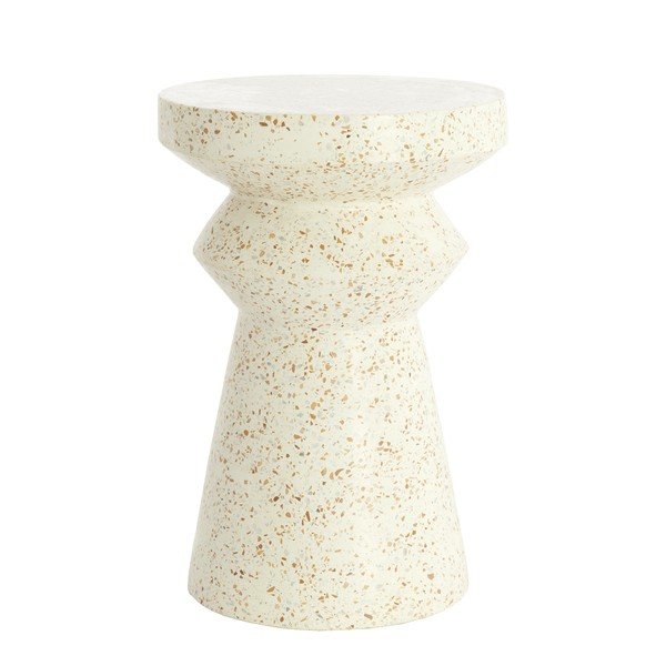 Terrazzo cement kerek tárolóasztal ø 32 cm Sella – Light & Living