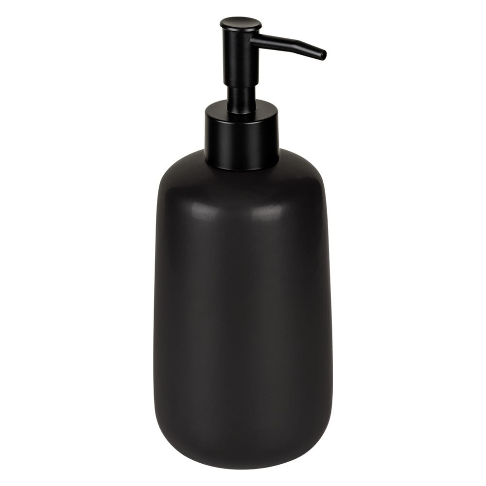 Fekete kerámia szappanadagoló 500 ml Olinda Allstar