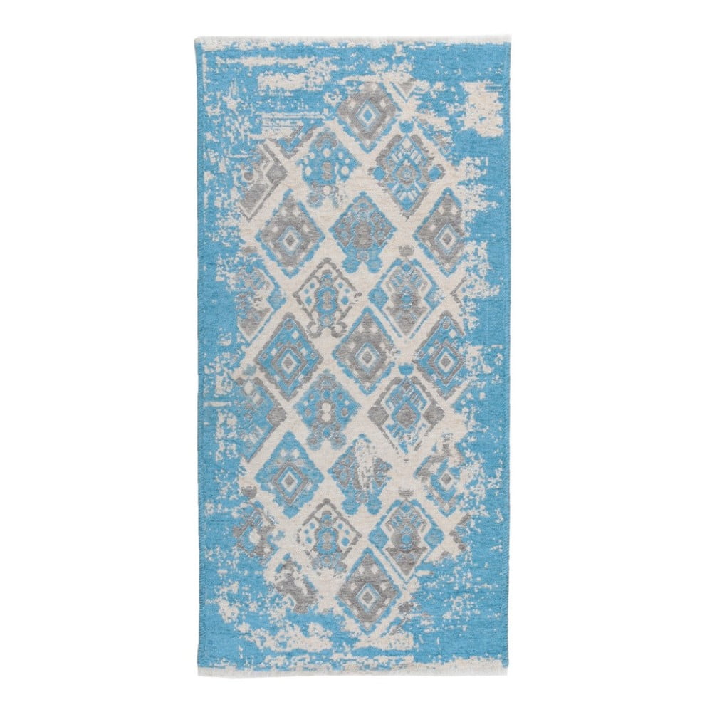 Homemania Halimod Morgana szürkés-kék kétoldalú szőnyeg, 77 x 150 cm