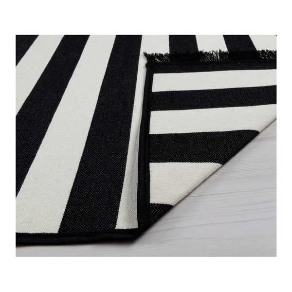 Sentinus fekete-fehér kétoldalas szőnyeg, 120 x 180 cm-image-2