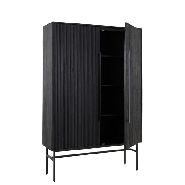 Fekete mangófa szekrény 120x180 cm Abage – Light & Living-image-3