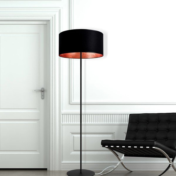 Mika fekete-rézszínű állólámpa, ⌀ 40 cm - Sotto Luce-image-2
