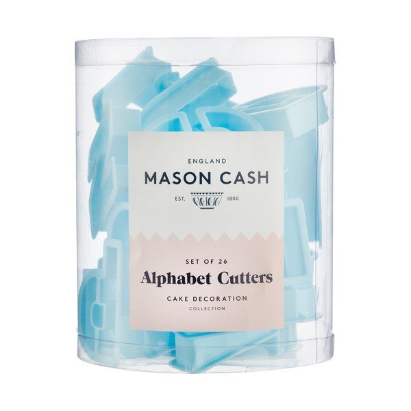 Alphabet 26 részes levél formájú sütikiszúró szett - Mason Cash-image-1