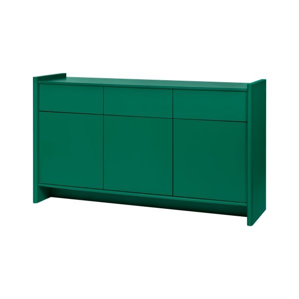 Zöld komód 160x91x46 cm Rali – noo.ma