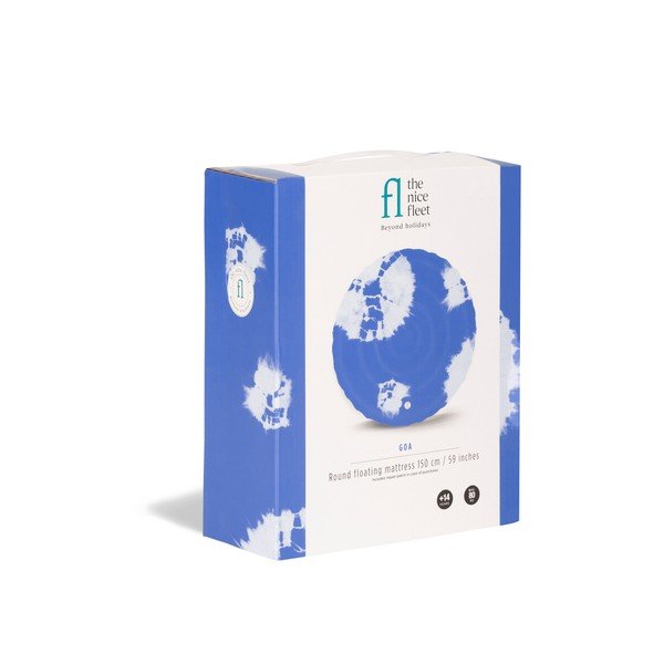 Goa kék felfújható strandmatrac - The Nice Fleet-image-2