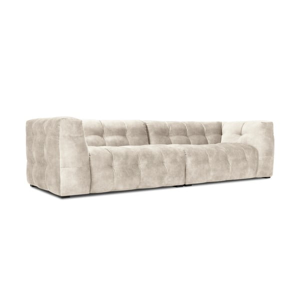 Vesta bézs bársony kanapé, 280 cm - Windsor & Co Sofas-image-3